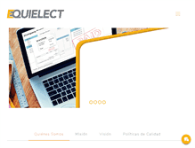 Tablet Screenshot of equielect.com.co